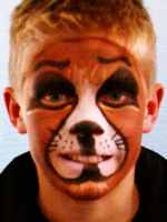 Dog face painting
